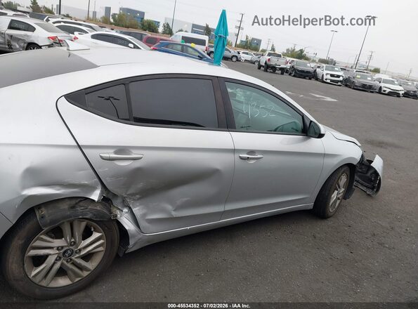 5NPD84LF3KH457313 2019 HYUNDAI ELANTRA Silver Widok wnętrza z tyłu