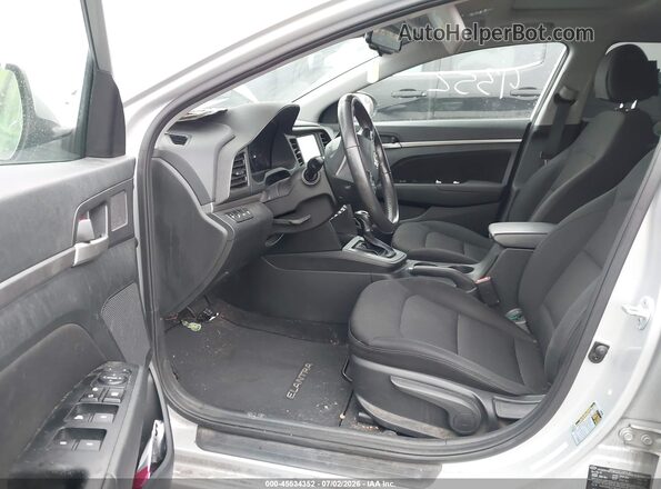 5NPD84LF3KH457313 2019 HYUNDAI ELANTRA Silver Widok wnętrza z przodu