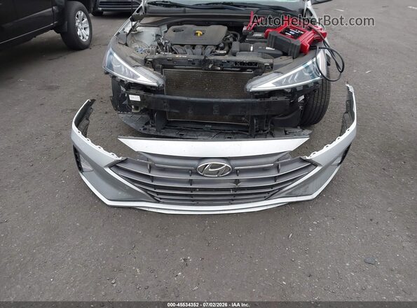 5NPD84LF3KH457313 2019 HYUNDAI ELANTRA Silver Widok deski rozdzielczej