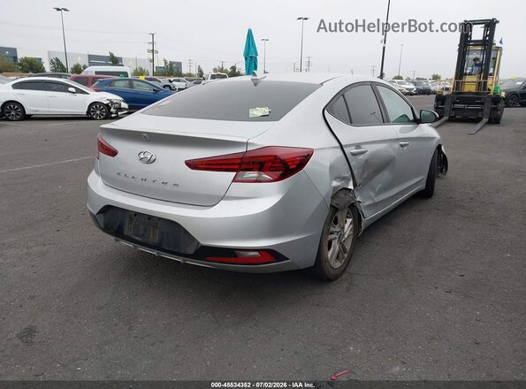 5NPD84LF3KH457313 2019 HYUNDAI ELANTRA Silver Tył prawy