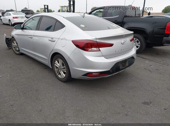 5NPD84LF3KH457313 2019 HYUNDAI ELANTRA Silver Tył lewy