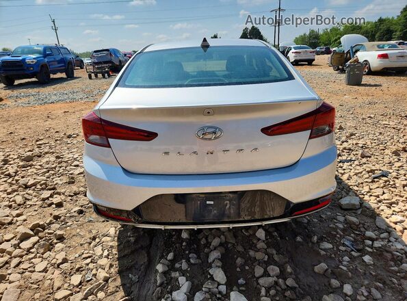 5NPD84LF3KH468070 2019 HYUNDAI ELANTRA Silver უკანა ხედი