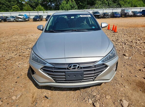 5NPD84LF3KH468070 2019 HYUNDAI ELANTRA Silver წინა ხედი