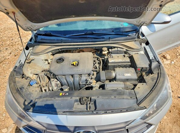 5NPD84LF3KH468070 2019 HYUNDAI ELANTRA Silver უკანა სალონის ხედი