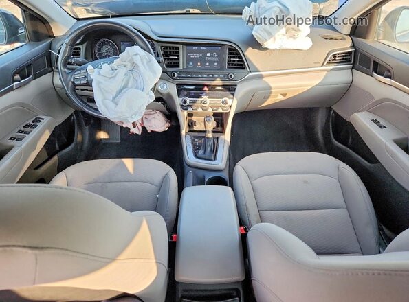 5NPD84LF3KH484043 2019 HYUNDAI ELANTRA Black Առջևի վահանակի տեսք