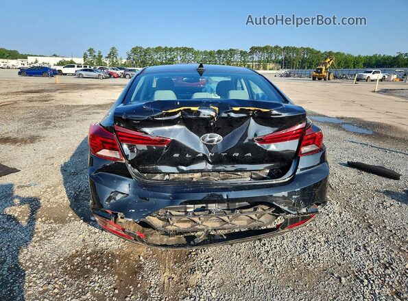 5NPD84LF3KH484043 2019 HYUNDAI ELANTRA Black Հետևի տեսք