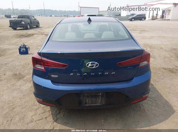5NPD84LF3KH494099 2019 HYUNDAI ELANTRA Blue 