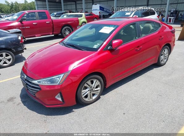 5NPD84LF3LH516653 2020 HYUNDAI ELANTRA Red Vista tres cuartos delantera izquierda