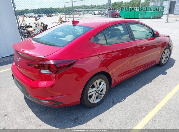 5NPD84LF3LH516653 2020 HYUNDAI ELANTRA Red Trasero derecho