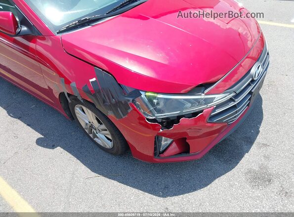 5NPD84LF3LH516653 2020 HYUNDAI ELANTRA Red Vista frontal