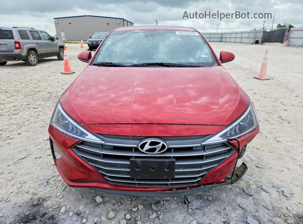 5NPD84LF3LH517074 2020 HYUNDAI ELANTRA Красный Вид спереди