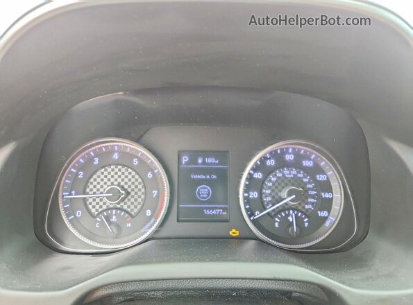 5NPD84LF3LH517074 2020 HYUNDAI ELANTRA Красный Вид щитка приборов
