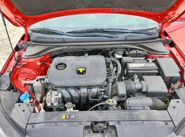 5NPD84LF3LH517074 2020 HYUNDAI ELANTRA Красный Вид задней части салона