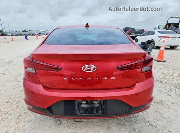 5NPD84LF3LH517074 2020 HYUNDAI ELANTRA Красный Вид сзади