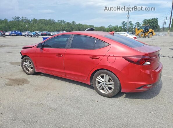 5NPD84LF3LH540984 2020 HYUNDAI ELANTRA Red უკანა მარცხენა