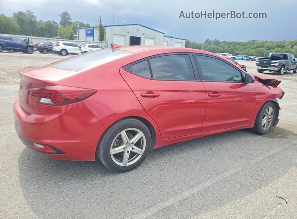 5NPD84LF3LH540984 2020 HYUNDAI ELANTRA Red უკანა მარჯვენა