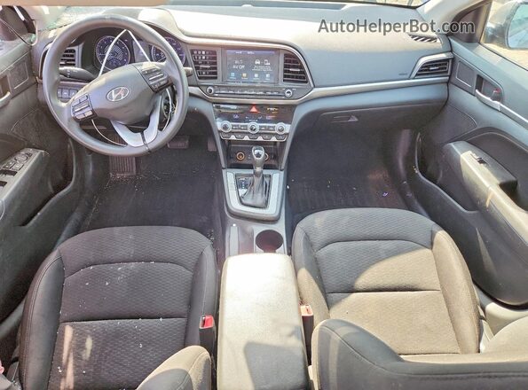 5NPD84LF3LH543786 2020 HYUNDAI ELANTRA Gray Вид панелі приладів