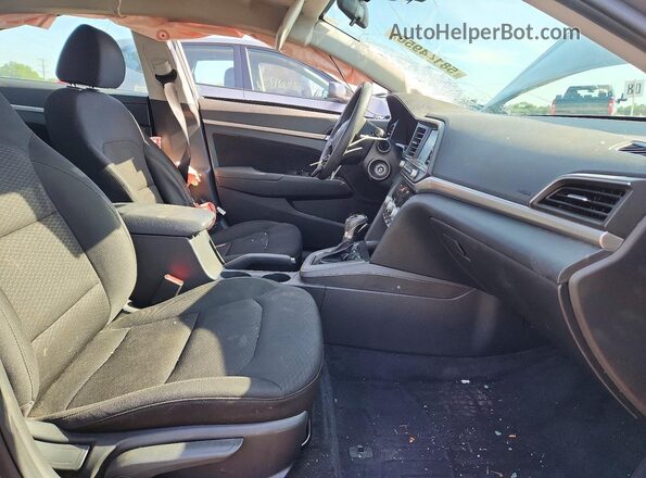 5NPD84LF3LH543786 2020 HYUNDAI ELANTRA Gray Вид салону спереду