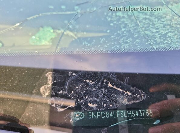 5NPD84LF3LH543786 2020 HYUNDAI ELANTRA Gray Вид підкапотного простору