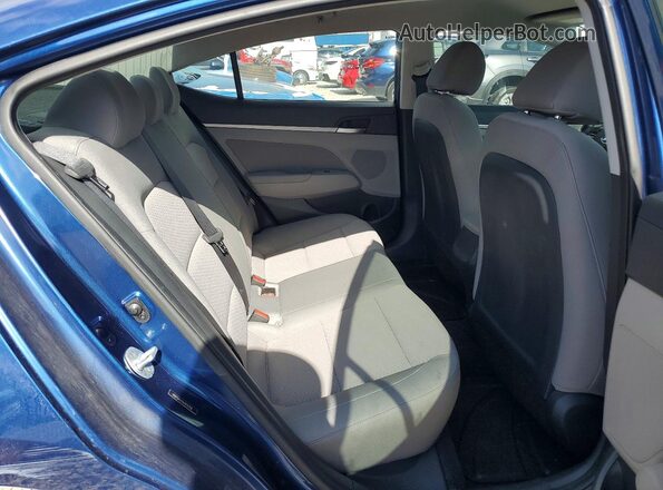 5NPD84LF3LH545750 2020 HYUNDAI ELANTRA Blue Widok tylnych siedzeń