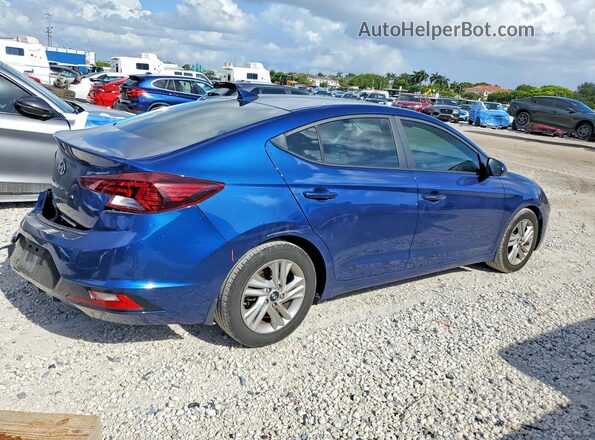 5NPD84LF3LH545750 2020 HYUNDAI ELANTRA Blue Tył prawy