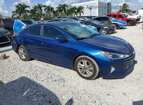 5NPD84LF3LH545750 2020 HYUNDAI ELANTRA Blue Przód prawy
