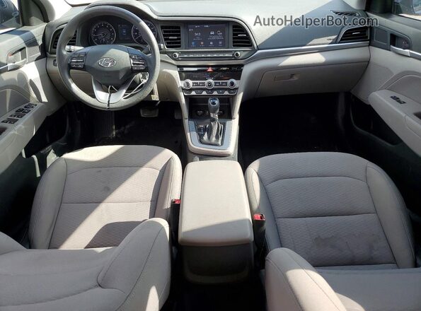 5NPD84LF3LH545750 2020 HYUNDAI ELANTRA Blue Widok deski rozdzielczej