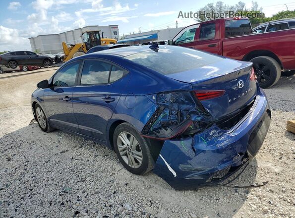 5NPD84LF3LH545750 2020 HYUNDAI ELANTRA Blue Tył lewy