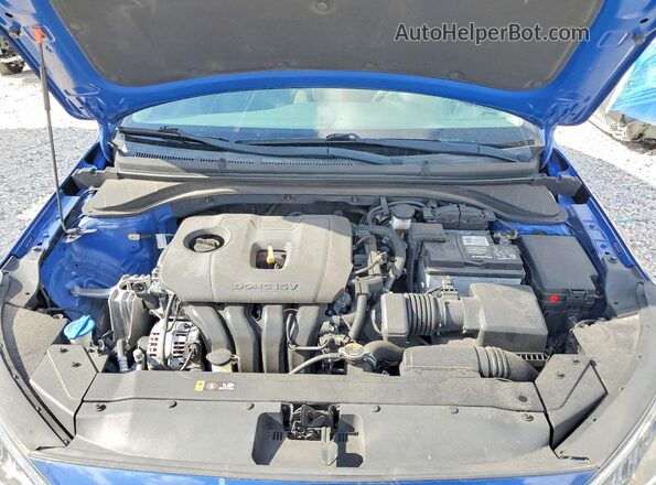 5NPD84LF3LH545750 2020 HYUNDAI ELANTRA Blue Widok wnętrza z tyłu