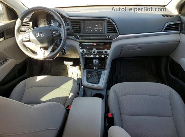 5NPD84LF3LH557784 2020 HYUNDAI ELANTRA Silver Առջևի վահանակի տեսք