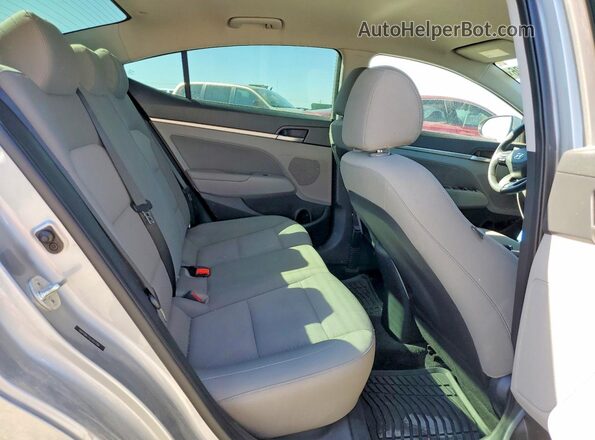 5NPD84LF3LH557784 2020 HYUNDAI ELANTRA Silver Հետևի նստատեղերի տեսք
