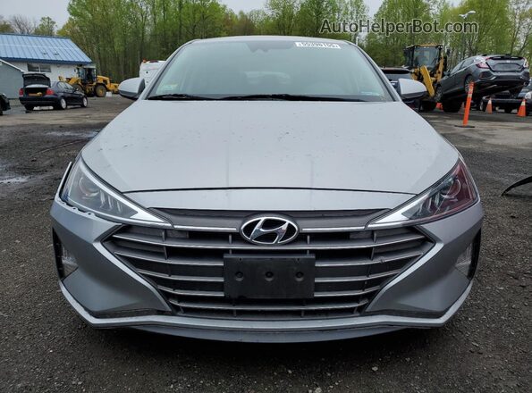 5NPD84LF3LH561575 2020 HYUNDAI ELANTRA Silver Front view