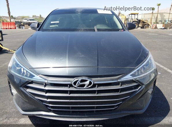 5NPD84LF3LH579882 2020 HYUNDAI ELANTRA Gray Առջևի վահանակի տեսք