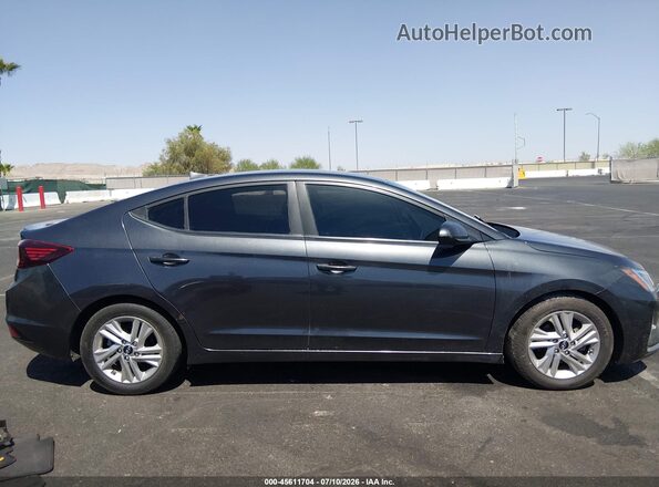 5NPD84LF3LH579882 2020 HYUNDAI ELANTRA Gray Սարքավորումների վահանակի տեսք