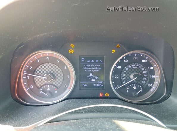 5NPD84LF3LH585911 2020 HYUNDAI ELANTRA Black ხელსაწყოთა პანელის ხედი