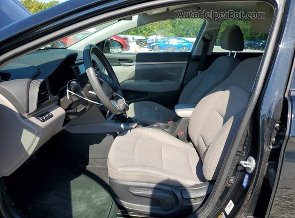 5NPD84LF3LH585911 2020 HYUNDAI ELANTRA Black წინა სალონის ხედი