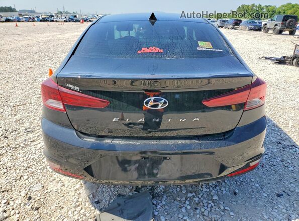 5NPD84LF3LH585911 2020 HYUNDAI ELANTRA Black უკანა ხედი