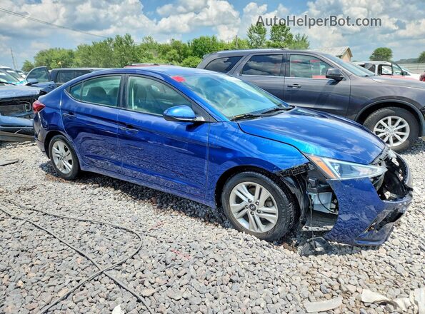 5NPD84LF3LH596990 2020 HYUNDAI ELANTRA Blue წინა მარჯვენა