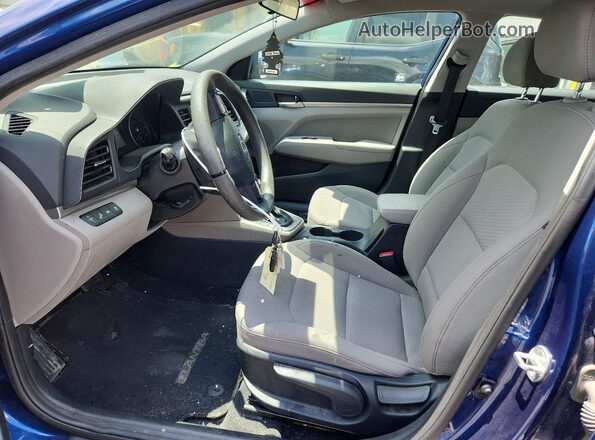 5NPD84LF3LH596990 2020 HYUNDAI ELANTRA Blue წინა სალონის ხედი