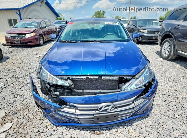 5NPD84LF3LH596990 2020 HYUNDAI ELANTRA Blue წინა ხედი