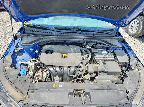 5NPD84LF3LH596990 2020 HYUNDAI ELANTRA Blue უკანა სალონის ხედი