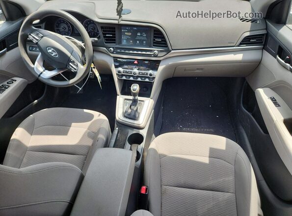 5NPD84LF3LH596990 2020 HYUNDAI ELANTRA Blue წინა პანელის ხედი