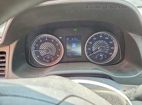 5NPD84LF3LH596990 2020 HYUNDAI ELANTRA Blue ხელსაწყოთა პანელის ხედი