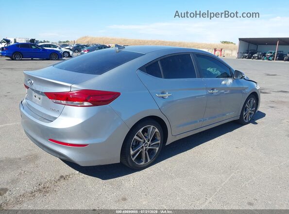 5NPD84LF4HH002169 2017 HYUNDAI ELANTRA Silver Rear right