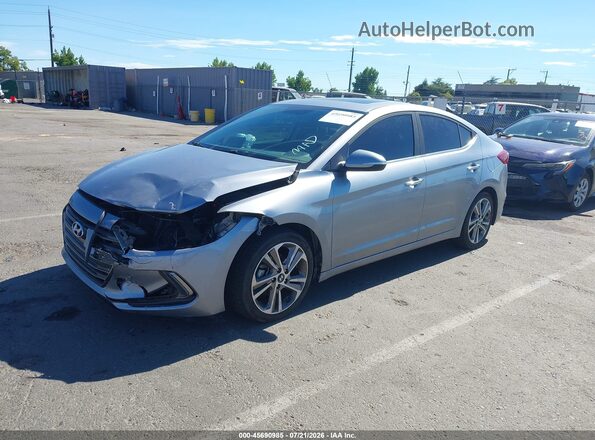 5NPD84LF4HH002169 2017 HYUNDAI ELANTRA Silver Front left