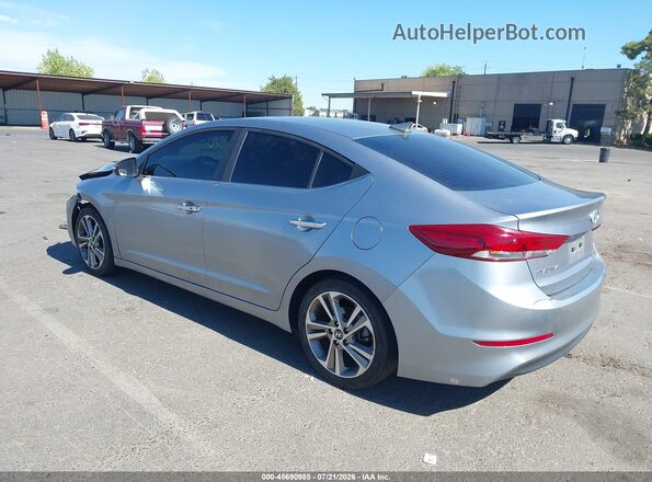 5NPD84LF4HH002169 2017 HYUNDAI ELANTRA Silver Rear left