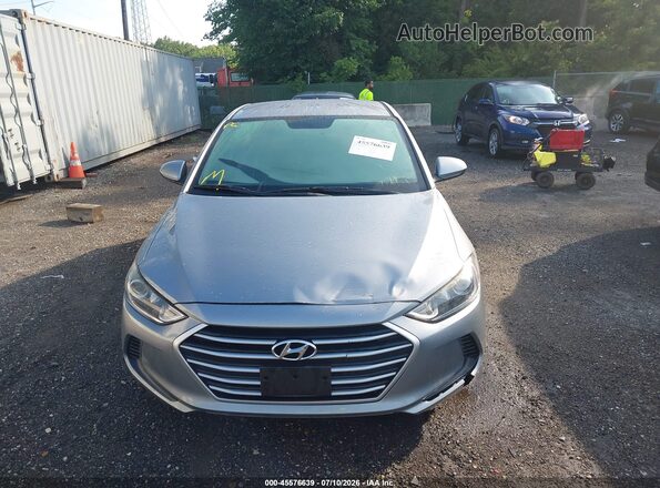 5NPD84LF4HH011504 2017 HYUNDAI ELANTRA Silver Вид щитка приладів