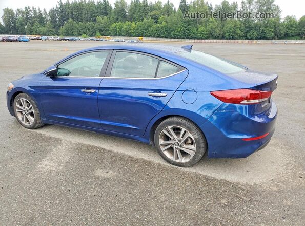 5NPD84LF4HH032496 2017 HYUNDAI ELANTRA Синий Задняя левая четверть