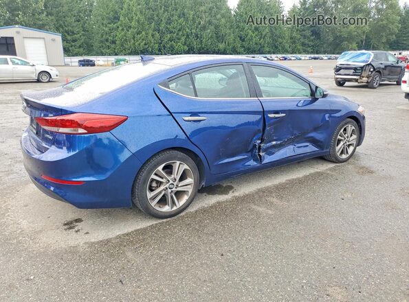 5NPD84LF4HH032496 2017 HYUNDAI ELANTRA Синий Задняя правая четверть