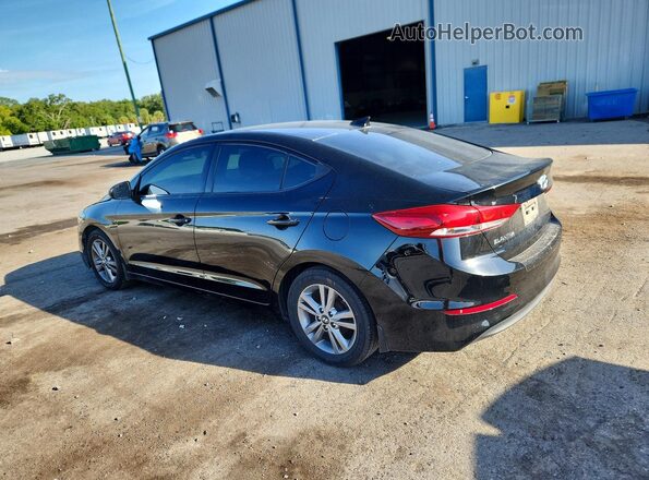 5NPD84LF4HH035818 2017 HYUNDAI ELANTRA Black Հետևի ձախ